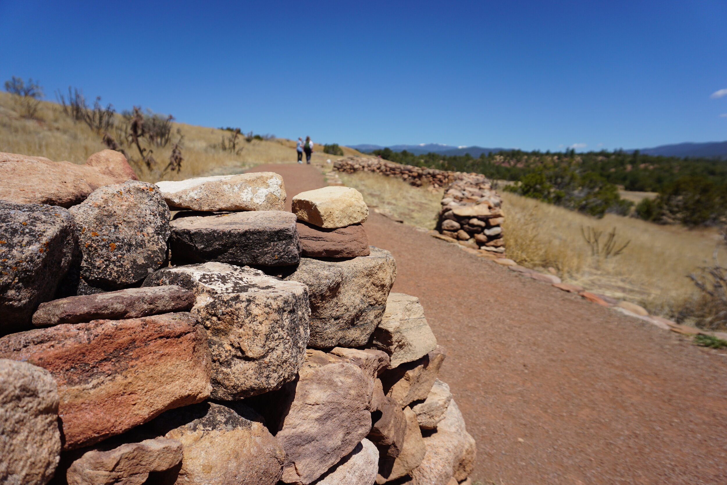 Dirt path at Pecos National Historical Park
