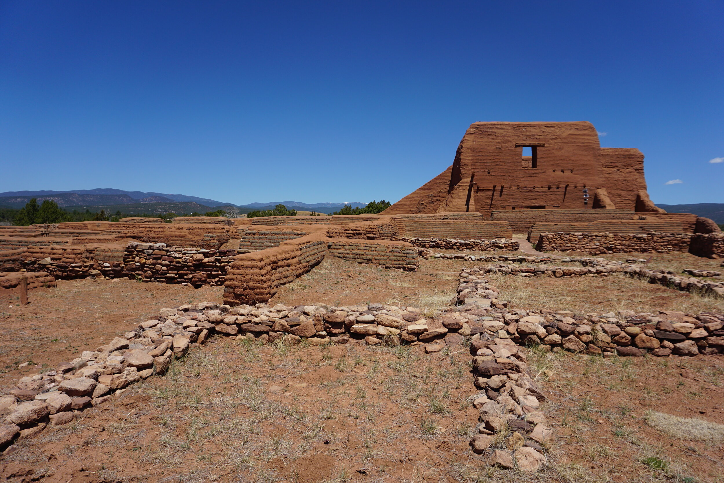 Remains of mission church at Pecos National Historical Park