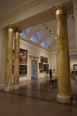 Exhibit room in the Virginia Museum of Fine Arts