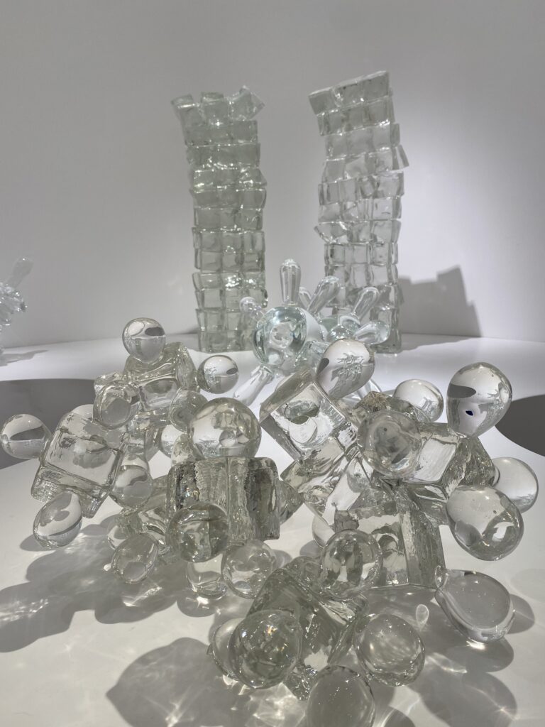 Glass museum display in Murano Italy