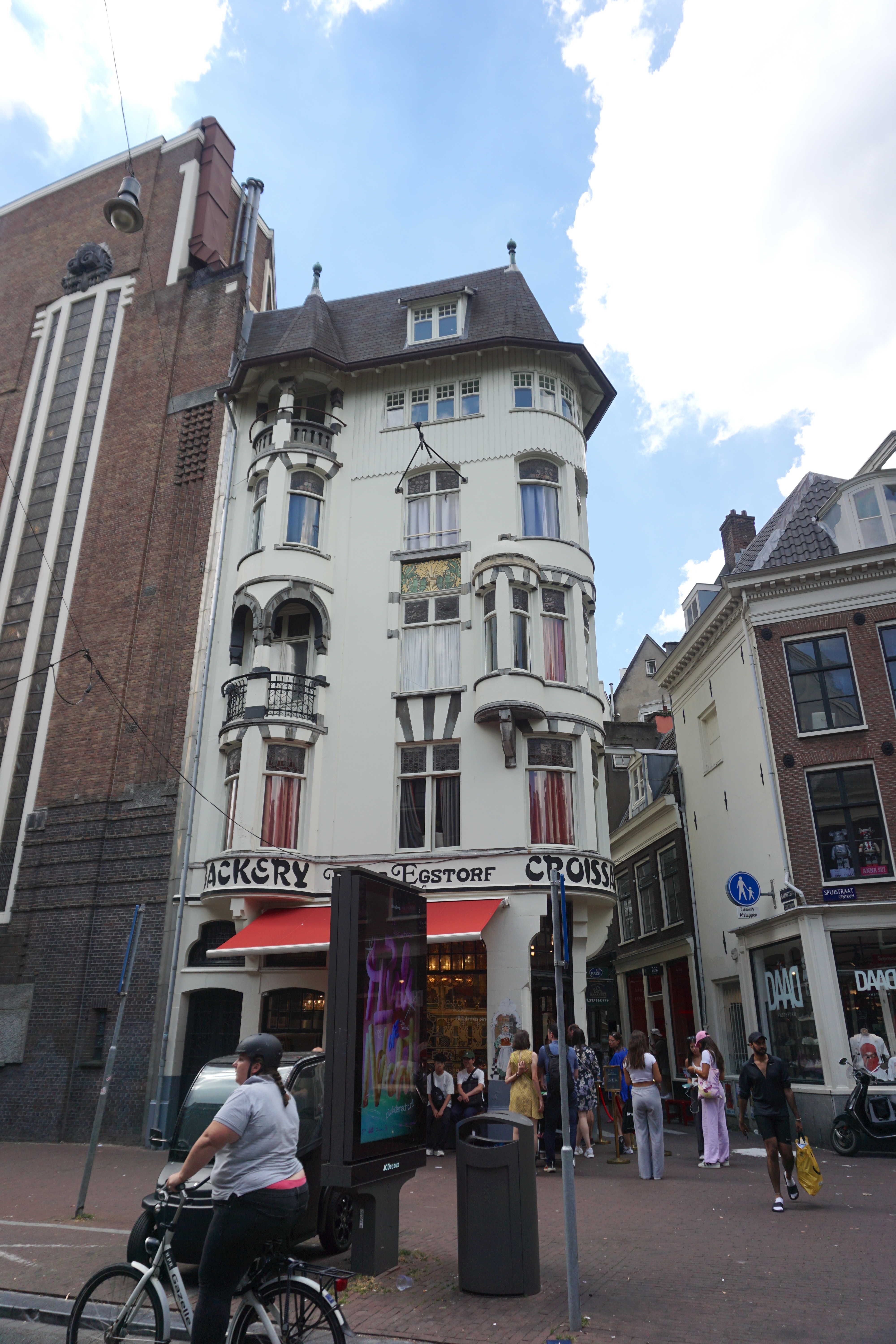 Dutch architecture on an Amsterdam street