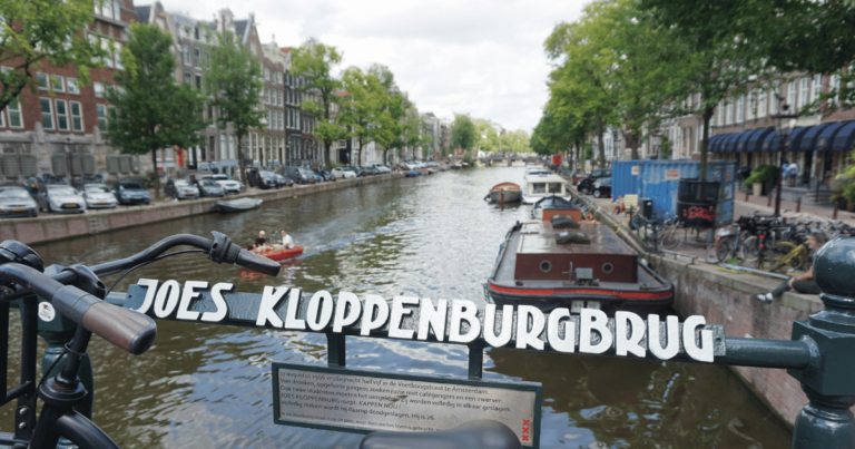 Canal in Amsterdam Netherlands